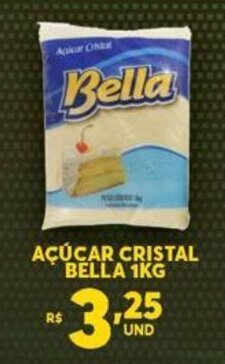 Atacadão Centro Sul Acucar Cristal Bella 1kg oferta