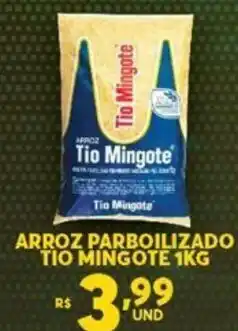 Atacadão Centro Sul Arroz Parbolizado Tio Mingote 1kg oferta