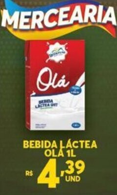 Atacadão Centro Sul Bebida lactea Ola 1L oferta