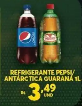 Atacadão Centro Sul Refrigerante Pepsi/ Antarctica Guarana 1L oferta