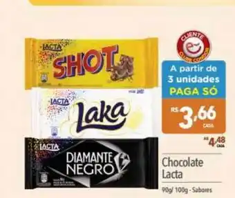 Supermercados Condor Chocolate Lacta Sabores oferta