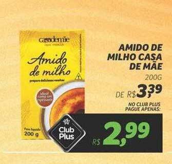 Amido de milho casa de mãe
