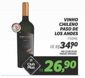 Supermercado Lavapés Vinho chileno paso de los andes oferta
