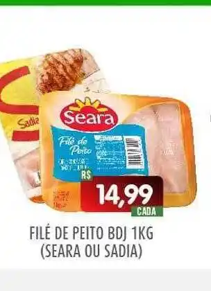 Filé de peito bd seara ou sadia