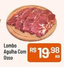 Supermercados Goes Lombo agulha com osso oferta