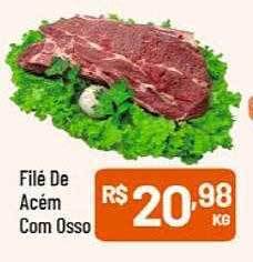 Supermercados Goes Filé de acém com osso oferta