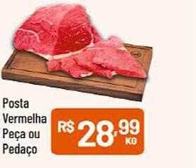Supermercados Goes Posta vermelha peça ou pedaço oferta