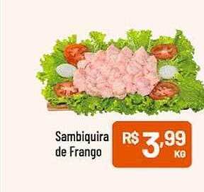 Supermercados Goes Sambiquira de frango oferta