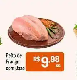Supermercados Goes Peito de frango com osso oferta
