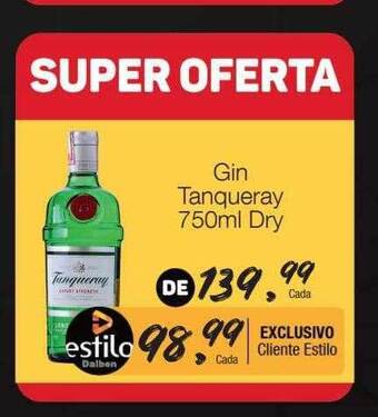 Gin tanqueray dry