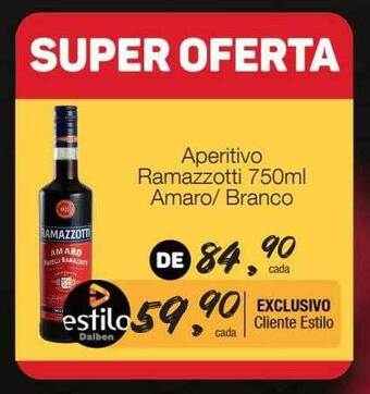 Aperitivo ramazzotti amaro-branco