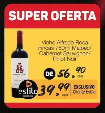Vinho alfredo roca fincas malbec-cabernet sauvignon-pinot noir