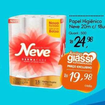 Giassi Supermercados Papel higiênico neve oferta