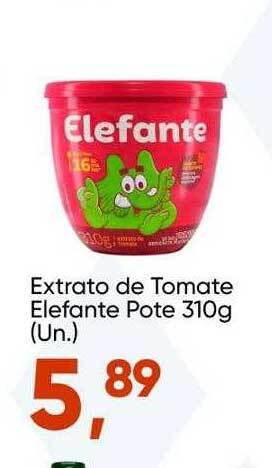Imec Supermercados Extrato de tomate elefante oferta