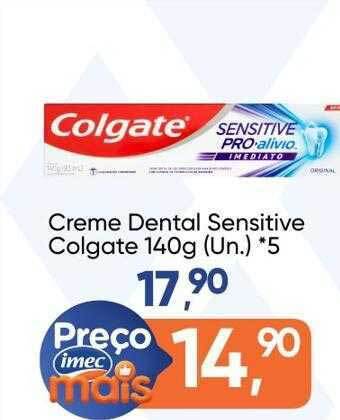 Imec Supermercados Creme dental sensitive colgate oferta