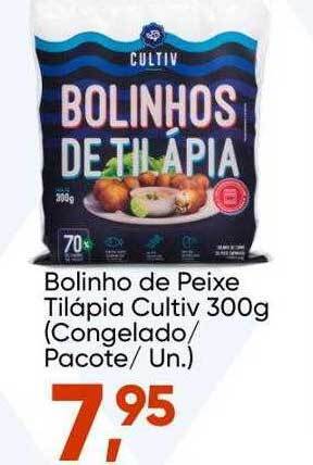 Imec Supermercados Bolinho de peixe tilápia cultiv oferta