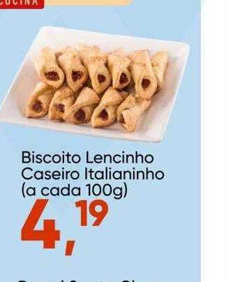 Imec Supermercados Biscoito lencinho caseiro italianinho oferta