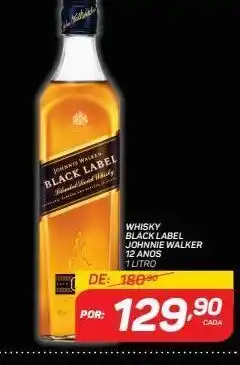 GBarbosa Whisky black label johnnie walker 1l oferta