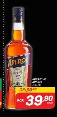 Aperitivos aperol 750ml