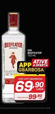 GBarbosa Gin beefeater 750ml oferta