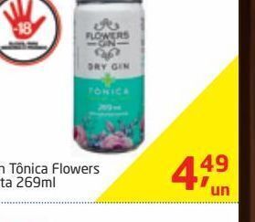 Gin tônica flowers lata 269ml
