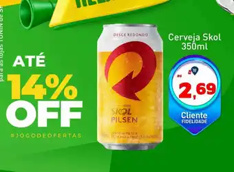 Tonin Superatacado Cerveja skol lata 350ml oferta