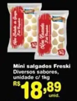 Mini Salgados Freski 1kg