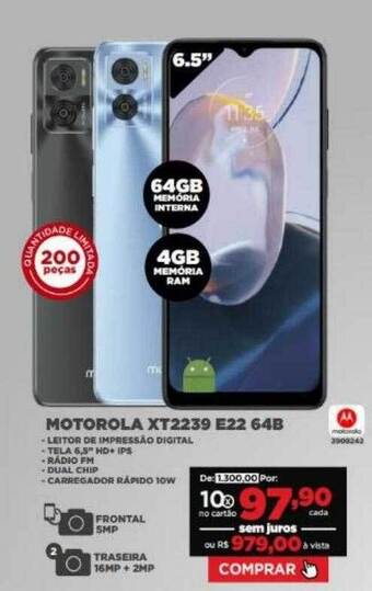 Móveis Simonetti Motorola xt2239 e22 64b oferta