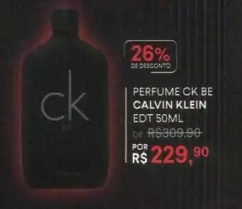 Perfume ck be calvin klein edt 26% de desconto