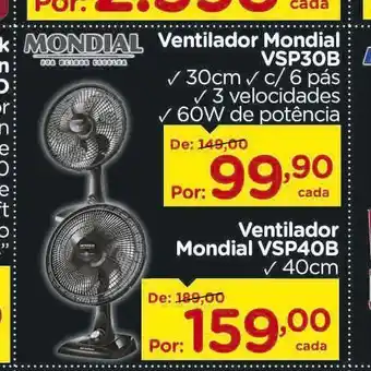 Carrefour Ventilador mondial oferta