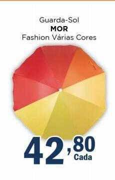 Supermercados Mundial Guarda-sol mor fashion várias cores oferta
