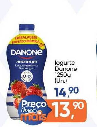 Imec Supermercados Iogurte danone 1250g oferta