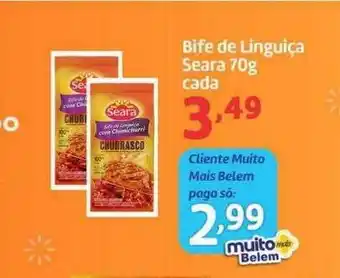 Belem Supermercados Bife de linguiça seara cada oferta