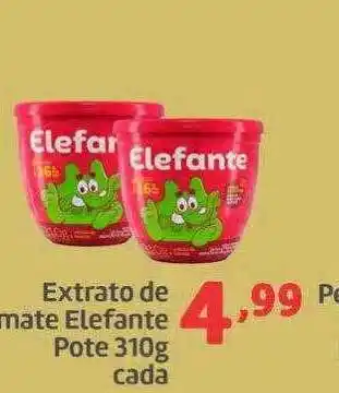 Belem Supermercados Extrato de mate elefante pote cada oferta