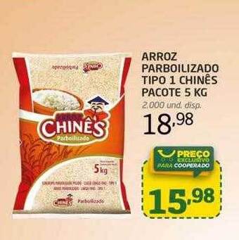 Cooper Arroz parboilizado tipo 1 chinês oferta