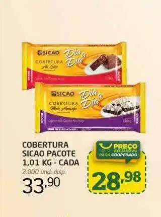 Cobertura sicao pacote 1.01kg