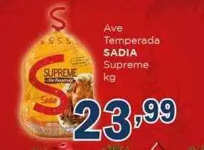 Ave temperada sadia supreme kg