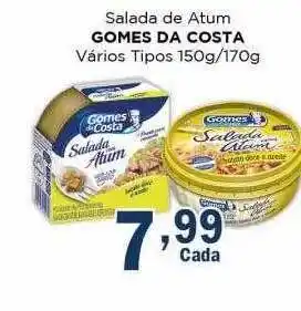 Supermercados Mundial Salada de atum gomes da costa vários tipos oferta