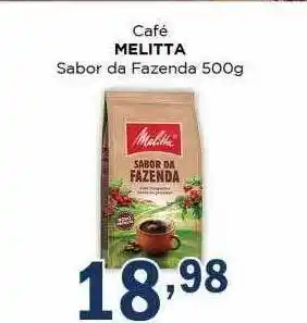 Supermercados Mundial Café melitta sabor de fazenda oferta