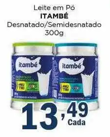 Supermercados Mundial Leite em pó itambé desnatado-semidesnatado oferta