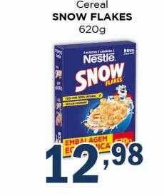 Supermercados Mundial Cereal snow flakes oferta