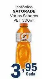 Supermercados Mundial Isotônico gatorade varios sabores pet oferta