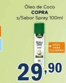 Supermercados Mundial Óleo de coco copra s-sabor spray oferta