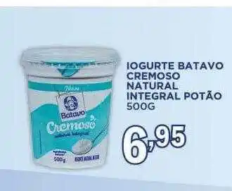 Supermercados Mundial Iogurte batavo cremoso natural integral potão oferta