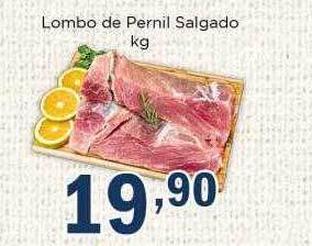 Supermercados Mundial Lombo de pernil salgado kg oferta