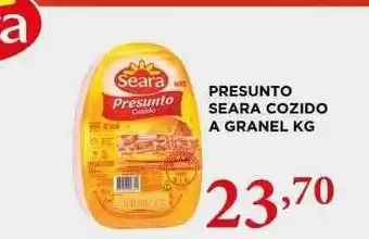 Supermercados Mundial Presunto seara cozido a granel kg oferta