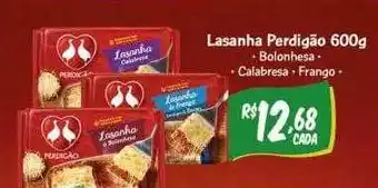 Supermercados Mundial Lasanha perdigão oferta