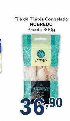 Supermercados Mundial Filé de tilápia congelado nobredo pacote oferta