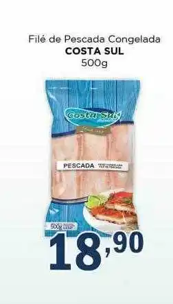 Supermercados Mundial Filé de pescada congelada costa sul oferta