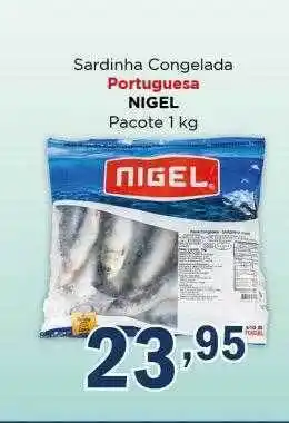 Supermercados Mundial Sardinha congelada portuguesa nigel pacote oferta